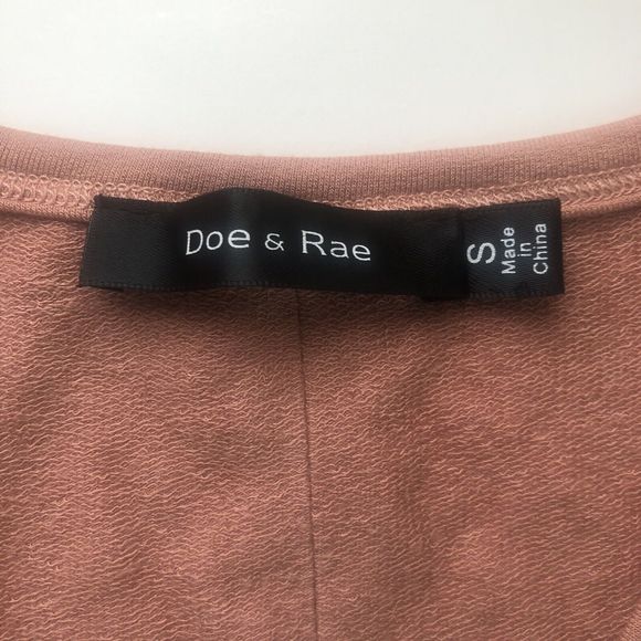 Doe & Rae Earth Colored Distressed Slash Cut Tank - Size Small - Picture 3 of 6